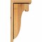 Ekena Millwork Del Monte Rough Sawn Corbel w/Backplate, Western Red Cedar, 8"W x 8"D x 16"H COR08X08X16DEL01RWR - alternate 3